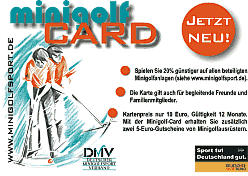 Thema Minigolf-Card: Erfüllen sich die Erwartungen?